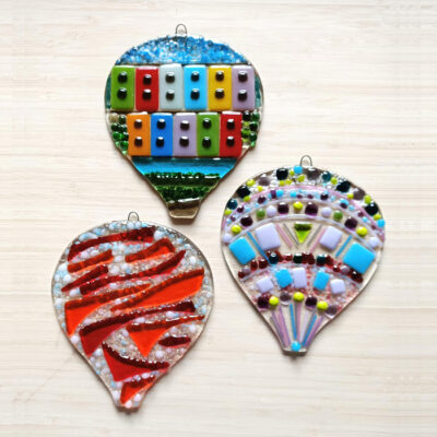 Fused glass Bristol balloon