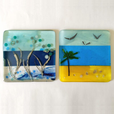 Fused Glass Coasters